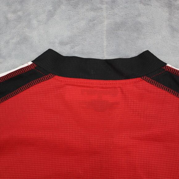 Canari Shirt Mens L Red Short Sleeve Full Zip Back Pockets Cycling Outwear - Picture 10 of 14